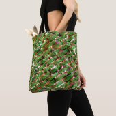Groen wandeffect en zeepelt zalmkleur? tote bag (Dichtbij)