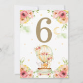 Groen Warmluchtballondieren Neutraal tabelnummer (Voorkant)