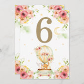 Groen Warmluchtballondieren Neutraal tabelnummer (Voorkant / Achterkant)