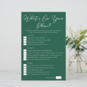 Groen Wat is er op uw telefoon Vrijgezellenfeest s (Staand voorkant)