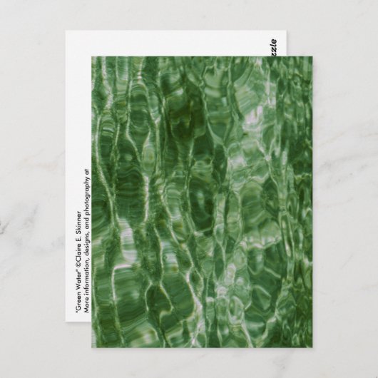 Groen water briefkaart (Voorkant / Achterkant)