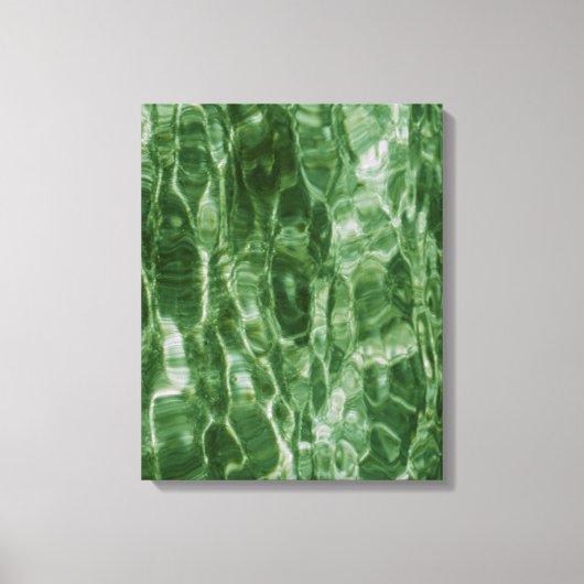 Groen water canvas afdruk (Voorkant)
