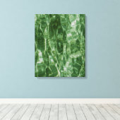 Groen water canvas afdruk (Insitu (Houten vloer))