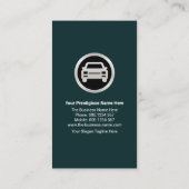 Groen water druppels blauwe tabletten auto-uitwas visitekaartje (Achterkant)