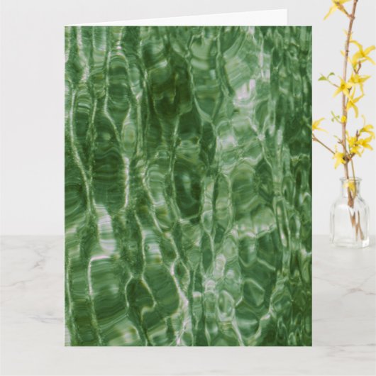 Groen water kaart (Gele Bloem)