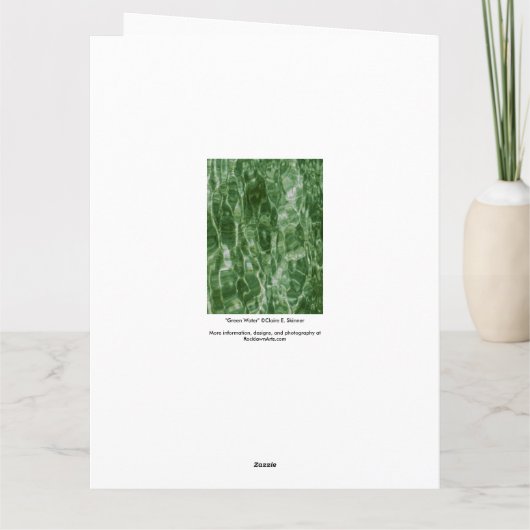 Groen water kaart (Achterkant)