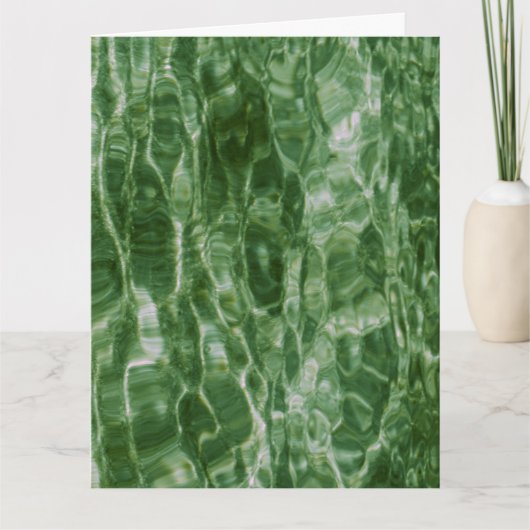 Groen water kaart (Voorkant)