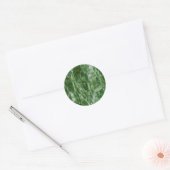 Groen water ronde sticker (Envelop)