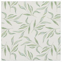 Groen Watercolor Bladeren Botanisch Patroon