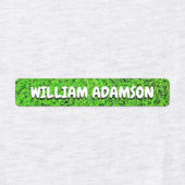 Groen waterdicht strijkijzer op naamlabels voor kl labels (Design 1)