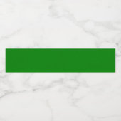 Groen Waterfles Etiket (Enkel label)