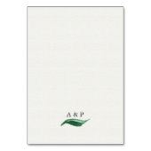 groen Waterverf botanische bruiloft invoegen Kaart (Achterkant)