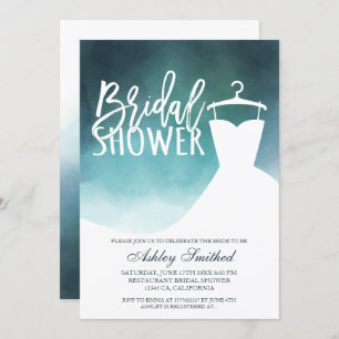 Groen waterverf elegant Vrijgezellenfeest Kaart