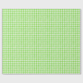 Groen Waterverf gingham-pakpapier Cadeaupapier (Vlak)