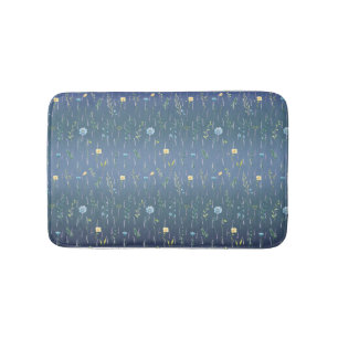 Groen Waterverf Landelijk Botanisch bloem Badmat