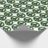 Groen waterverflakkerende papier voor uitrust (Hoek)