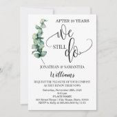 Groen We doen nog steeds Trouwdag Kaart (Voorkant)