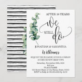 Groen We doen nog steeds Trouwdag Kaart (Voorkant / Achterkant)