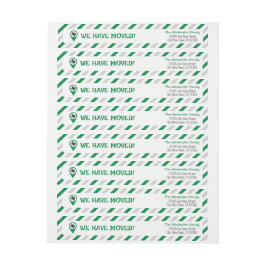 Groen We hebben gestreepte verplaatsen verplaatst