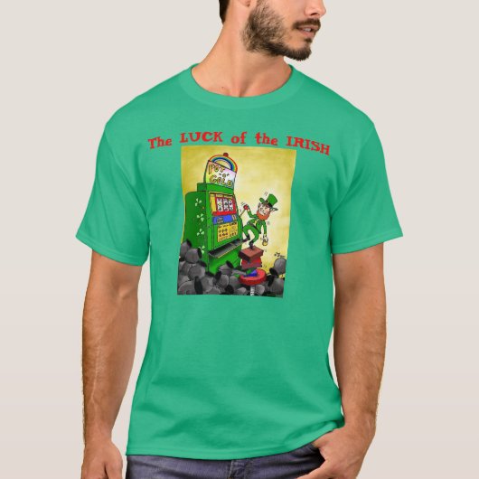 Groen Weenii "De Luck of the Irish" Shirt (Voorkant)