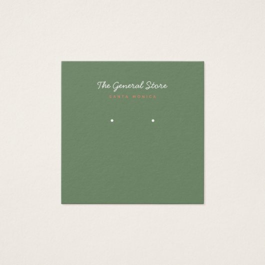 Groen weergaveplein Kaart (Voorkant)