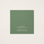 Groen weergaveplein Kaart (Achterkant)