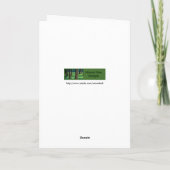 Groen Wenskaart Mums Kaart (Achterkant)