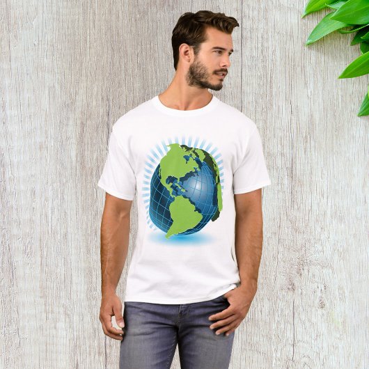 Groen Wereldbol T-shirt