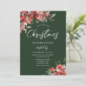 Groen Werk Corporate Kantoor Kerstfeest Kaart (Staand voorkant)