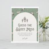 Groen Western Raad de Sweet Mess Douchebord (Staand voorkant)