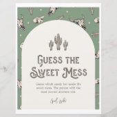 Groen Western Raad de Sweet Mess Douchebord (Voorkant)