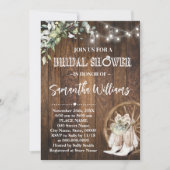 Groen Western Vrijgezellenfeest Land Bruiloft Kaart (Voorkant)