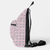 Groen wiel roze sling bag (Rechts)