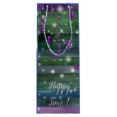 Groen Wijn Cadeautas (Achterkant)