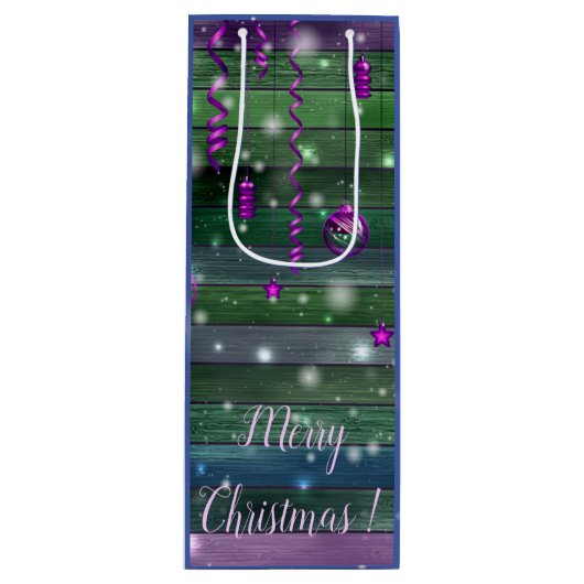  Groen Wijn Cadeautas (Voorkant)