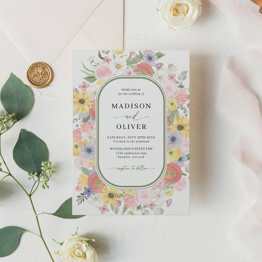 Groen Wilde Bloemen Bloemen Bloemen Bloemen Waterv Kaart