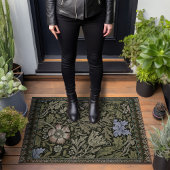  groen William Morris Woodland Florals Deurmat