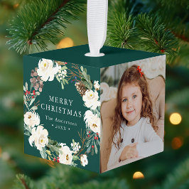 Groen | Winter Floral Wreatfoto Decoratie