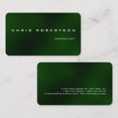 Groen wit aantrekkelijk Visitekaartje (Voorkant / Achterkant)