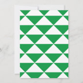 Groen wit Afstudeerder Afstuderen Kaart (Achterkant)