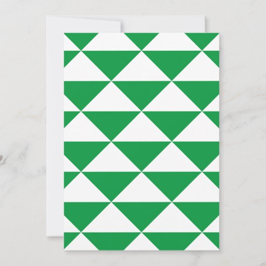 Groen wit Afstudeerder Afstuderen Kaart (Achterkant)