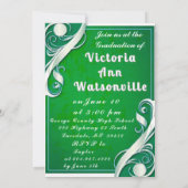 Groen Wit Afstuderen 2025 Kaart (Achterkant)