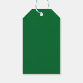 Groen Wit Afstuderen Custom 2025 Graduation Party Cadeaulabel (Achterkant)