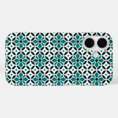  groen wit Barcelona Star Tile Geometric Case-Mate iPhone Case (Achterkant (horizontaal))