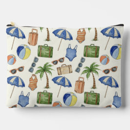 GROEN WIT BLAUW ZOMERVAKANTIE ARTIKELEN ETUI