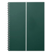 Groen & Wit CUSTOM Notitieboek (Voorkant)