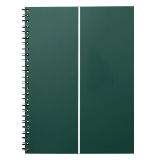 Groen & Wit CUSTOM Notitieboek (Voorkant)