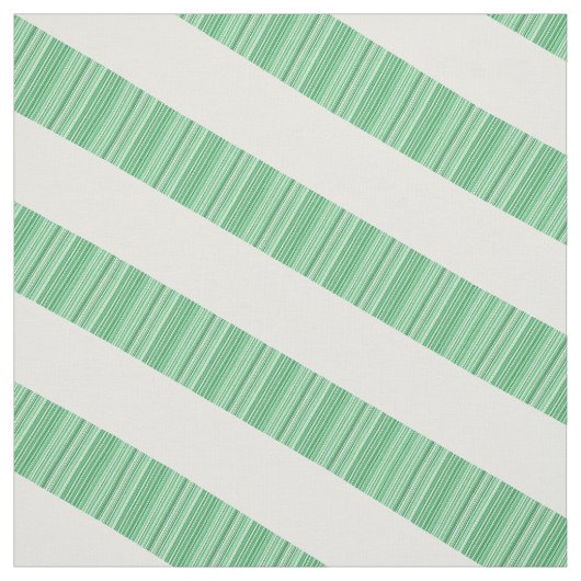 Groen wit diagonaal Modern Stripes Stof (Swatch)