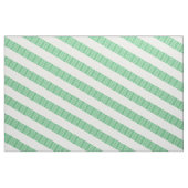 Groen wit diagonaal Modern Stripes Stof (Fat Quarter)