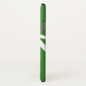 Groen wit, eenvoudig aangepast Case-Mate iPhone case (Achterkant / rechts)